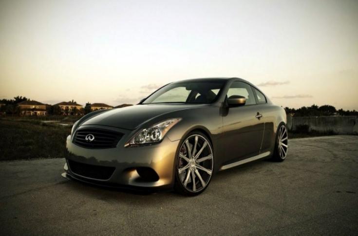 INFINITY G37 PRESTIGE REVOLVE BLACK MACHINED FACE